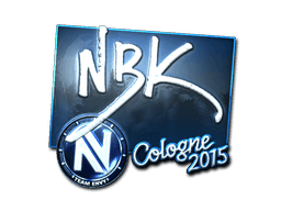 Klistermærke (NBK- folie Cologne 2015)