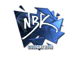 Klistermærke (NBK- folie Cologne 2016)