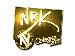 Samolepka (NBK- zlatá Kolín nad Rýnem 2015)