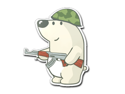 Aufkleber (Nelu the Bear)