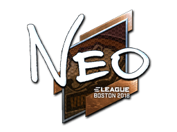 Klistermærke (NEO folie Boston 2018)