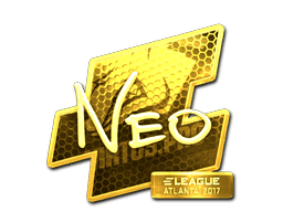 Samolepka (NEO zlatá Atlanta 2017)