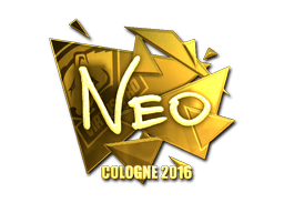 Samolepka (NEO zlatá ESL Cologne 2016)