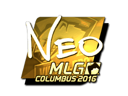 Samolepka (NEO zlatá MLG Columbus 2016)