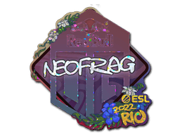 Klistermærke (NEOFRAG glitter Rio 2022)