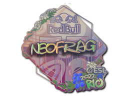 Klistermærke (NEOFRAG holo Rio 2022)