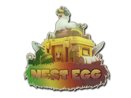 Klistermærke (Nest Egg holo)