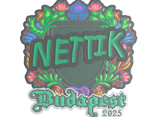 Adesivo (nettik Ricamato Budapest 2025)
