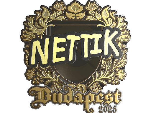 Samolepka (nettik zlatá StarLadder Budapest 2025)