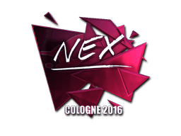 Klistermærke (nex folie Cologne 2016)