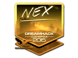 Klistermærke (nex guld Cluj-Napoca 2015)