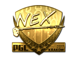 Klistermærke (nex guld Krakow 2017)