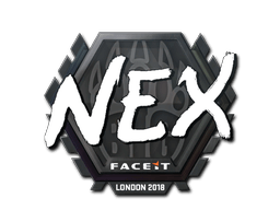 Klistermærke (nex London 2018)