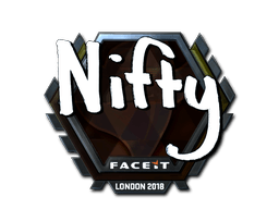 Klistermærke (Nifty folie London 2018)