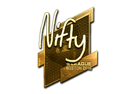 Samolepka (Nifty zlatá Boston 2018)
