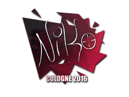 Samolepka (NiKo ESL Cologne 2016)