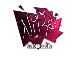Klistermærke (NiKo folie Cologne 2016)