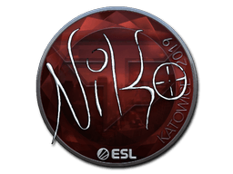 Klistermærke (NiKo folie Katowice 2019)