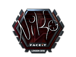Klistermærke (NiKo folie London 2018)