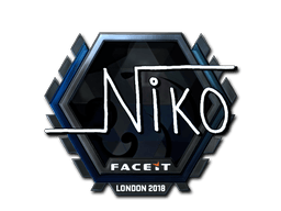 Klistermærke (niko folie London 2018)