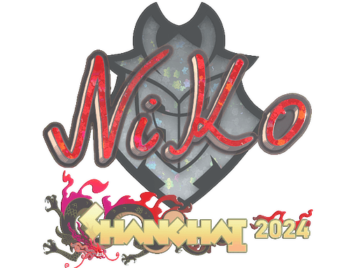 Klistermærke (NiKo glitter Shanghai 2024)