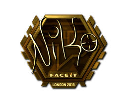 Samolepka (NiKo zlatá London 2018)