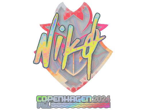 Klistermærke (NiKo holo Copenhagen 2024)