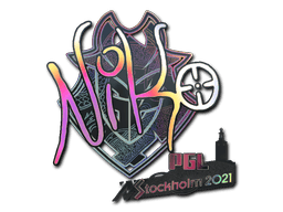 Klistermærke (NiKo holo Stockholm 2021)