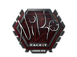 Samolepka (NiKo London 2018)