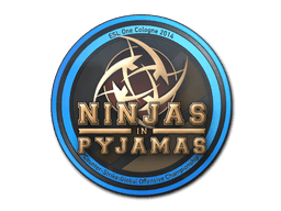 Samolepka (Ninjas in Pyjamas Kolín nad Rýnem 2014)