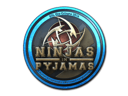 Klistermærke (Ninjas in Pyjamas folie Cologne 2014)