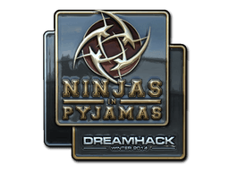 Samolepka (Ninjas in Pyjamas speciální DreamHack 2014)