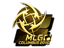 Samolepka (Ninjas in Pyjamas zlatá MLG Columbus 2016)