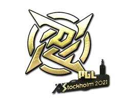 Samolepka (Ninjas in Pyjamas zlatá PGL Stockholm 2021)