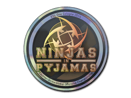 Klistermærke (Ninjas in Pyjamas holo Cologne 2014)