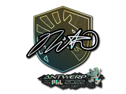 Klistermærke (nitr0 glitter Antwerp 2022)