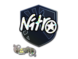 Klistermærke (nitr0 glitter Paris 2023)