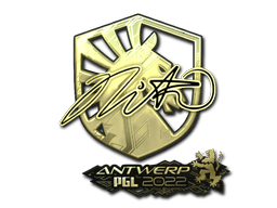 Samolepka (nitr0 zlatá PGL Antwerp 2022)
