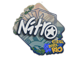Samolepka (nitr0 IEM Rio 2022)