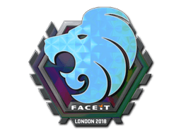 Samolepka (North holografická London 2018)