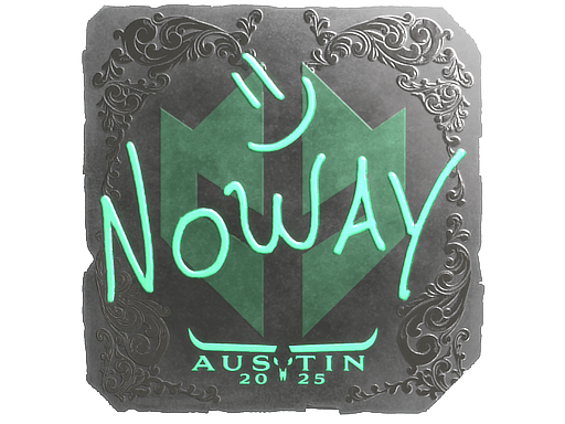 Klistermærke (noway folie Austin 2025)
