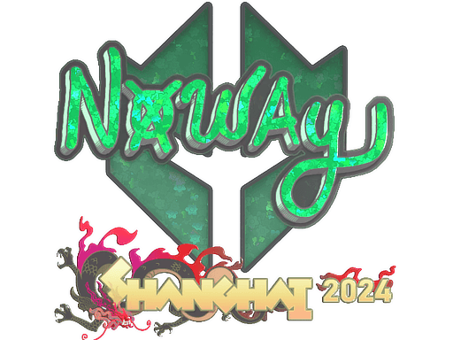 Klistermærke (noway glitter Shanghai 2024)