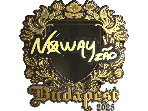 Samolepka (noway zlatá StarLadder Budapest 2025)