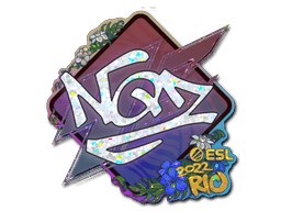 Klistermærke (NQZ glitter Rio 2022)