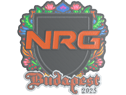 Samolepka (NRG vyšívaná StarLadder Budapest 2025)