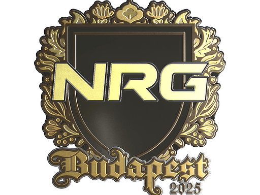 Samolepka (NRG zlatá StarLadder Budapest 2025)