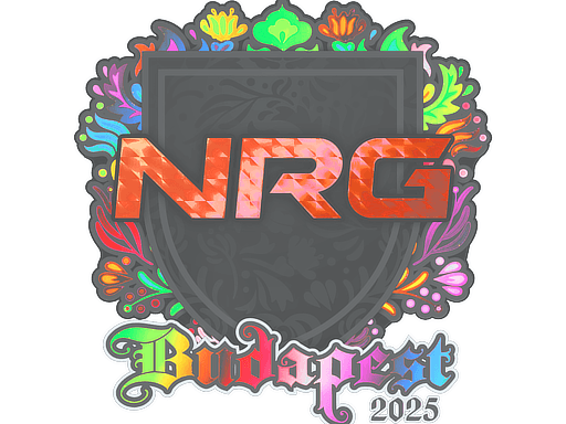 Klistermærke (NRG holo Budapest 2025)