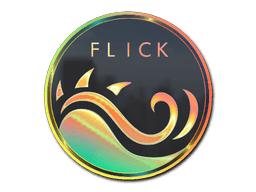 Klistermærke (Ocean Sunset Flick holo)