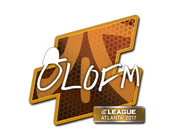 Klistermærke (olofmeister Atlanta 2017)