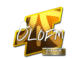 Klistermærke (olofmeister folie Atlanta 2017)